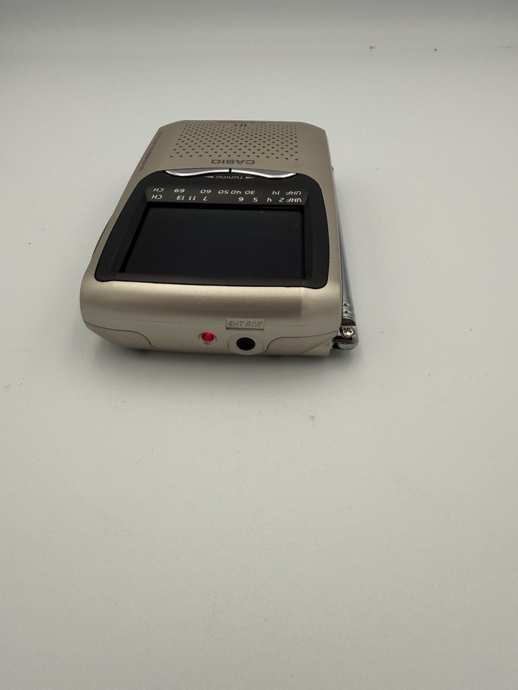 Casio EV-570B Handheld LCD Color Television TFT, Manual, Power Tested