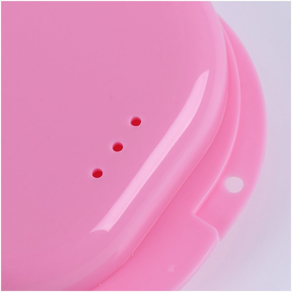 5Pcs Dental Denture Retainer Plastic Storage Case Box Mouthguard Container