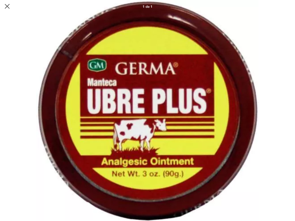 Germa Manteca Ubre Plus Ointment 3 Oz.(2 Pack).