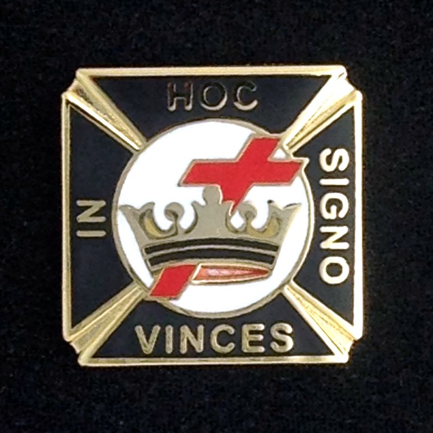 Knights Templar Commandery Lapel Pin (Large KTP-3)
