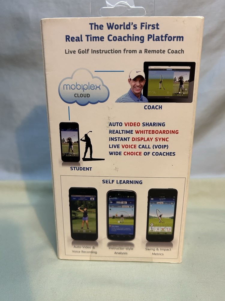 SwingTip Real Time Golf Swing Analysis Live Remote Coaching STP105 Swing Tip