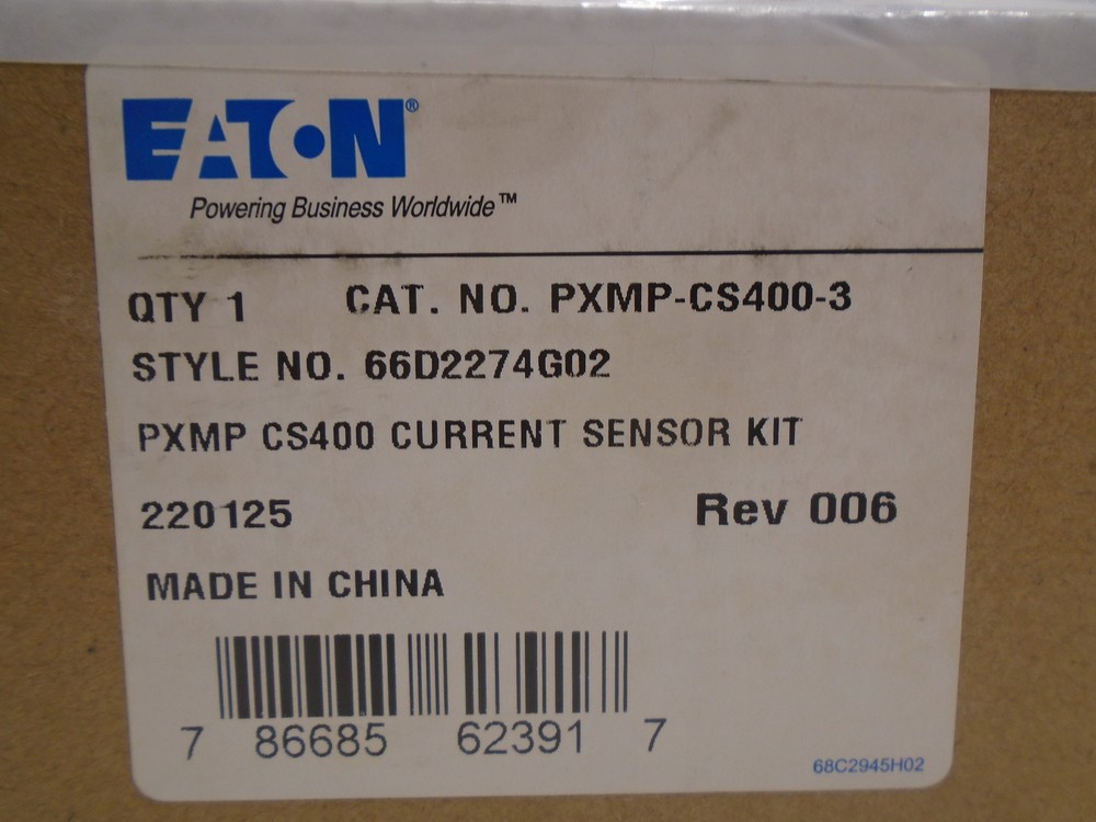 *NEW* EATON PXMP-CS400-3 CURRENT SENSOR KIT 400A