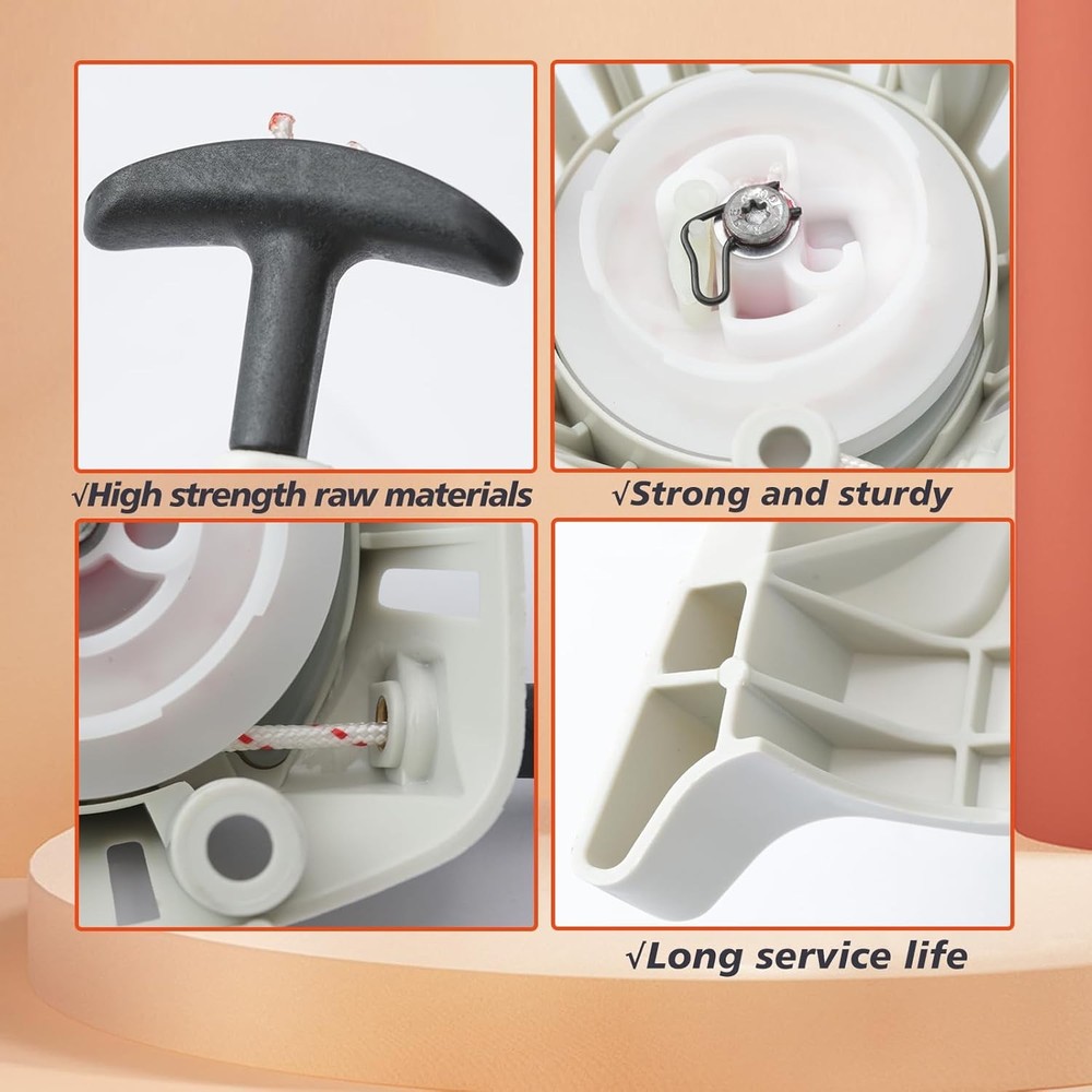 4180 190 4002 Rewind Pull Starter Assembly Replacement for Stihl String...