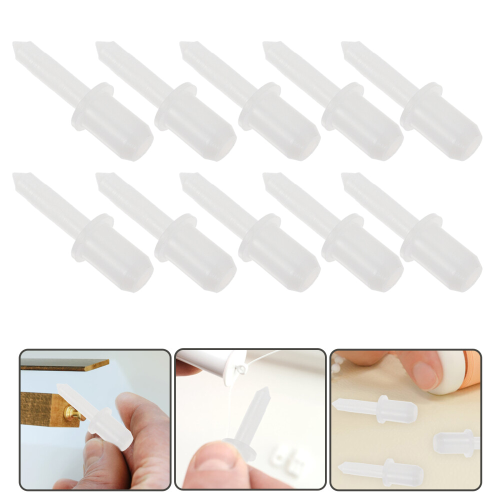 60pcs Multifunctional Practical Useful Sturdy Plastic Telescopic Shutter Pin