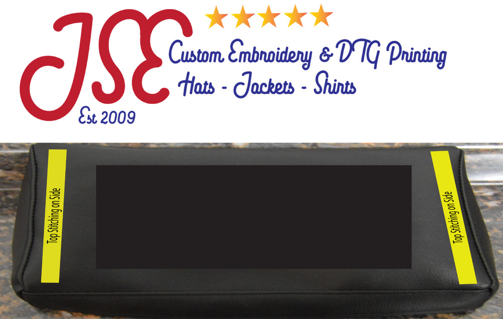 Add Top Stitching to both side panels (also rear on mic covers)