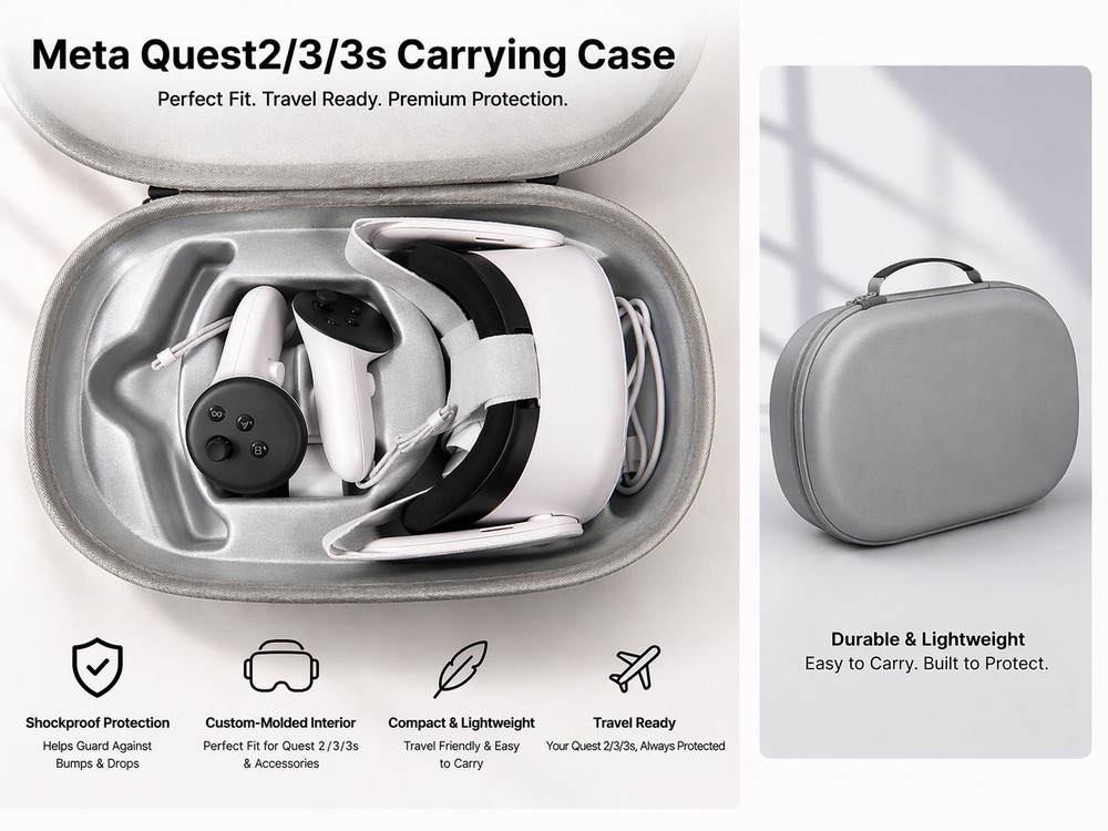 meta quest carrying case( For Meta Quest 2 And 3)