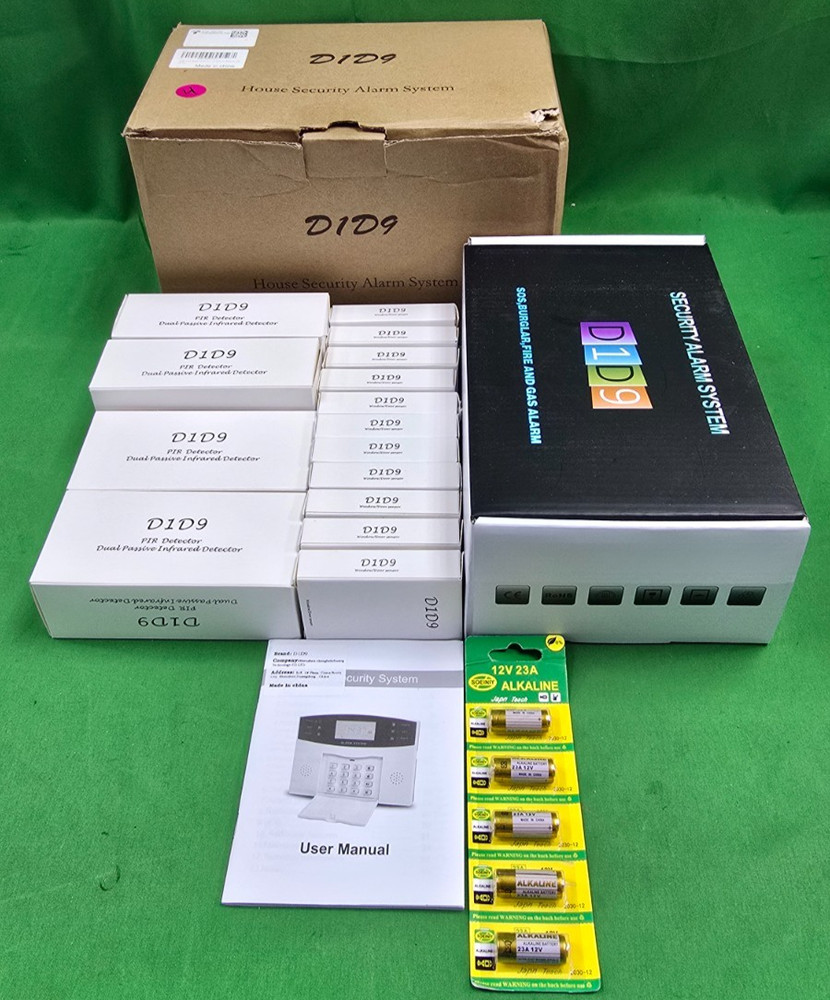 D1D9 Home Security Alarm System NEW (E13)