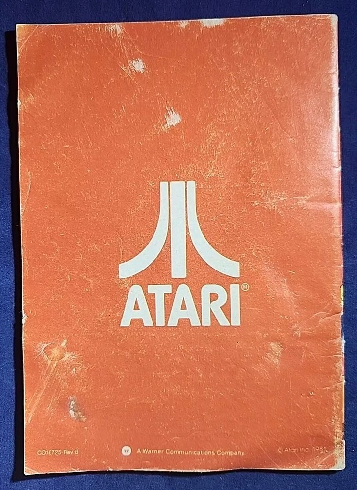 VINTAGE 1981 THE ATARI VIDEO COMPUTER SYSTEM CATALOG 43 GAME PROGRAM CARTRIDGES