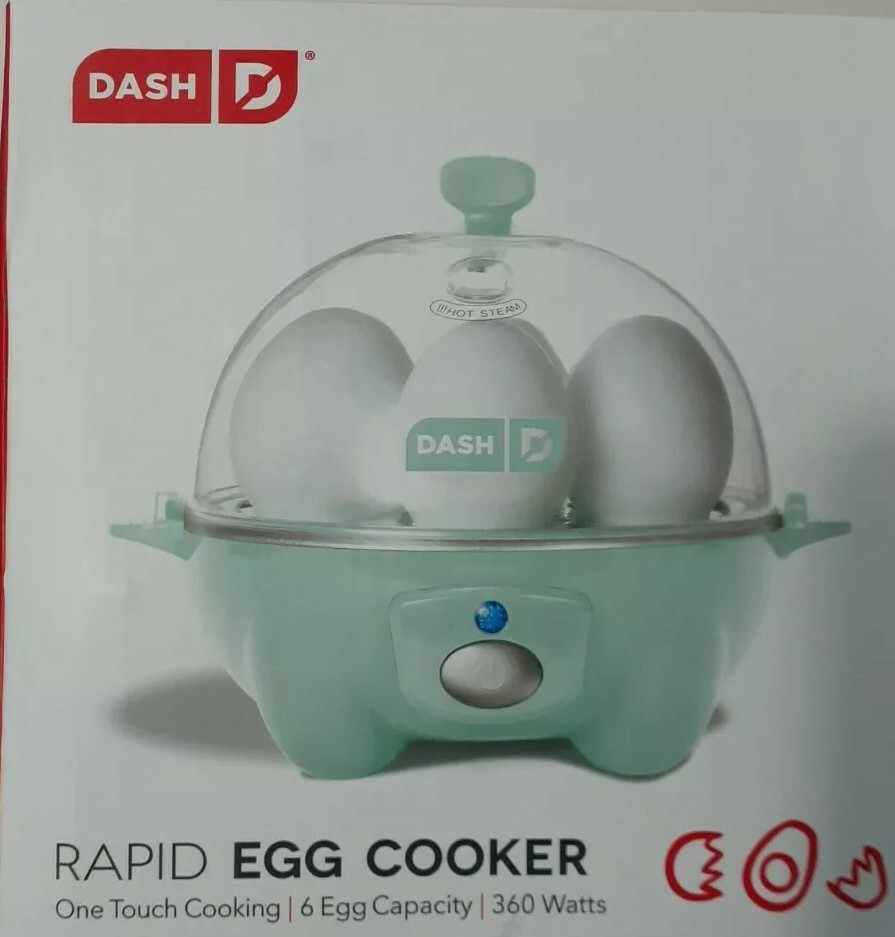Egg Cooker One Touch Cooking 6 Egg. Dash