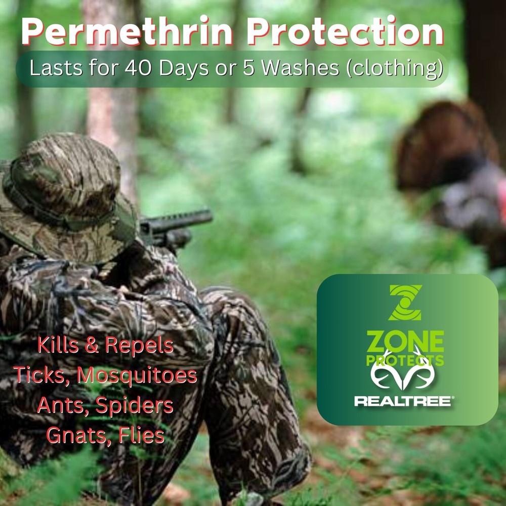 Zone Realtree Outfitters Permethrin Insecticide; Spray-Refill Bundle; Save $$