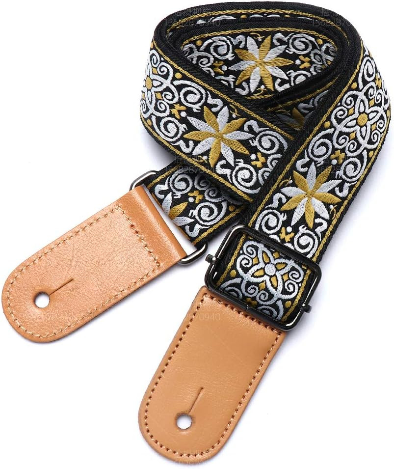 Ukulele Strap Adjustable Hawaiian Jacquard Woven Ukulele Shoulder Strap