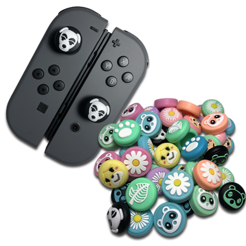 $20 Nintendo Switch Joycon Cap Grip Cover Accessory Bundle Gift Random Grab Bag