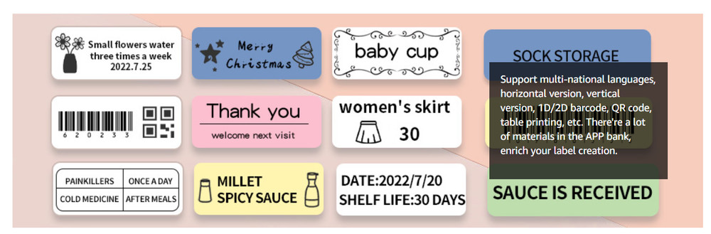 NIIMBOT D11 Label Maker Machine Label Printer Portable Special Edition