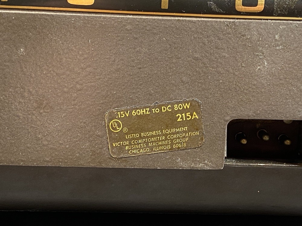 Vintage VICTOR Adding Machine