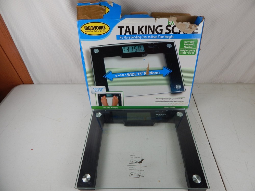 IDEAWORKS Talking Scale digital glass