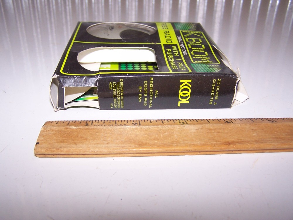 2000 KOOL Cigarette Promo K BOOM RADIO - Untested