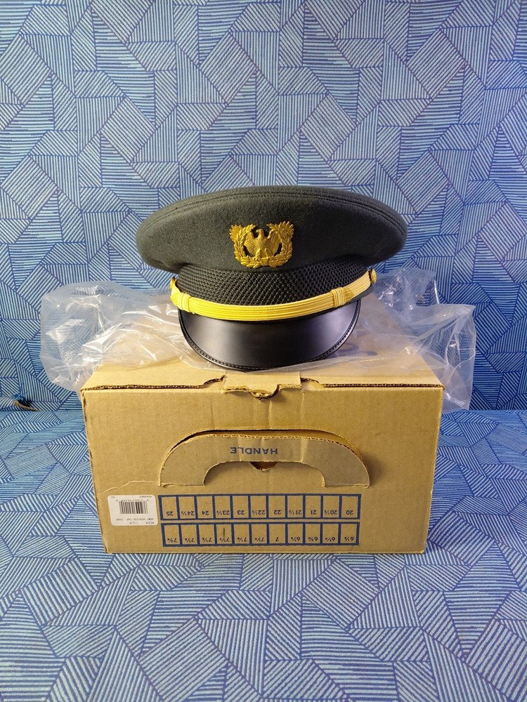 US Army Service Cap, Kingform Cap, 7 3/8, New With Box