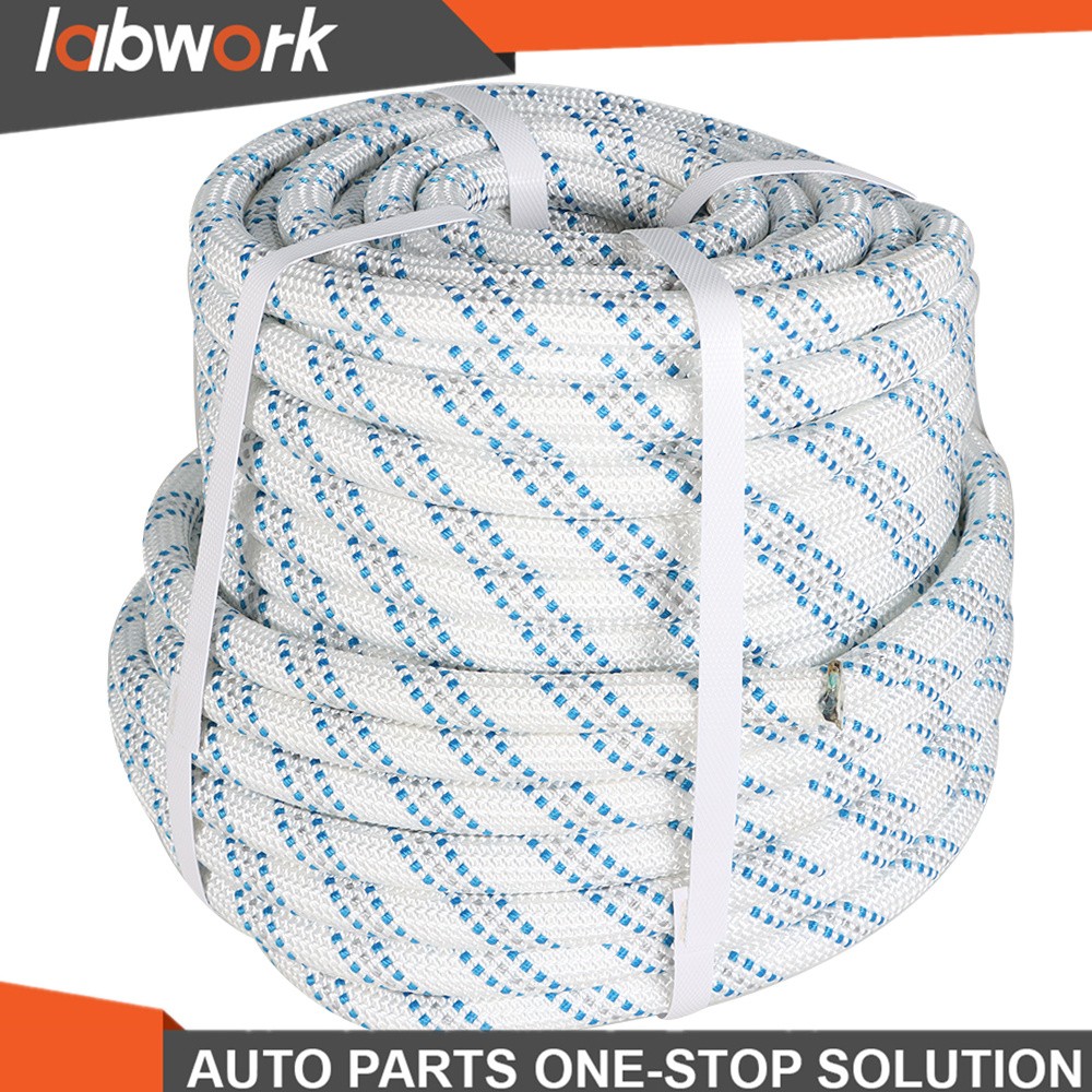 Labwork Pulling Rigging Line 5/8"×150' Double Braid Polyester Arborist Bull Rope