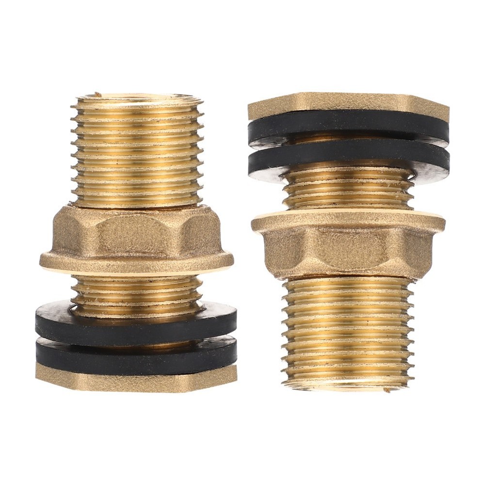 2pcs Bulkhead Fitting Tank Adapter Tank Connector