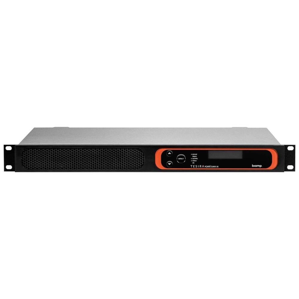 Biamp TesiraFORTÉ DAN AI Audio Conferencing Fixed I/O DSP Processor 911.0448.900