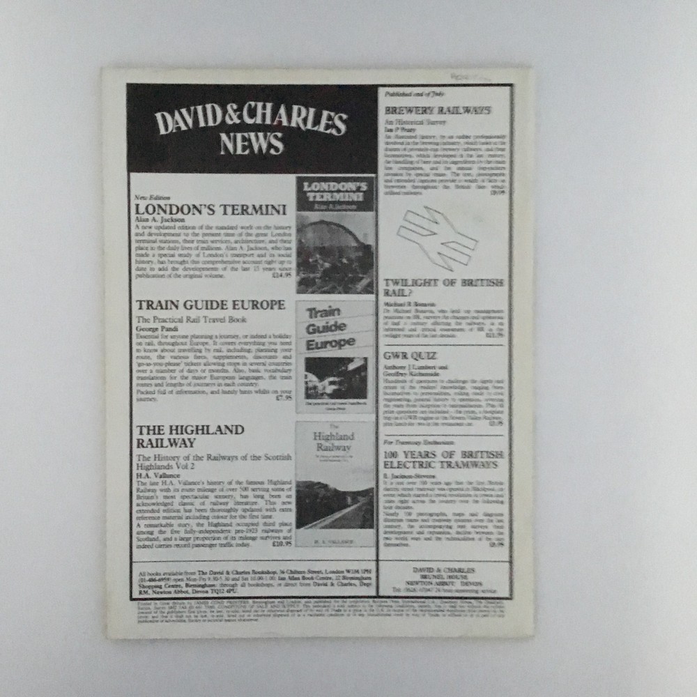 Railway Magazine August 1985 - Vol. 131, No. 1012