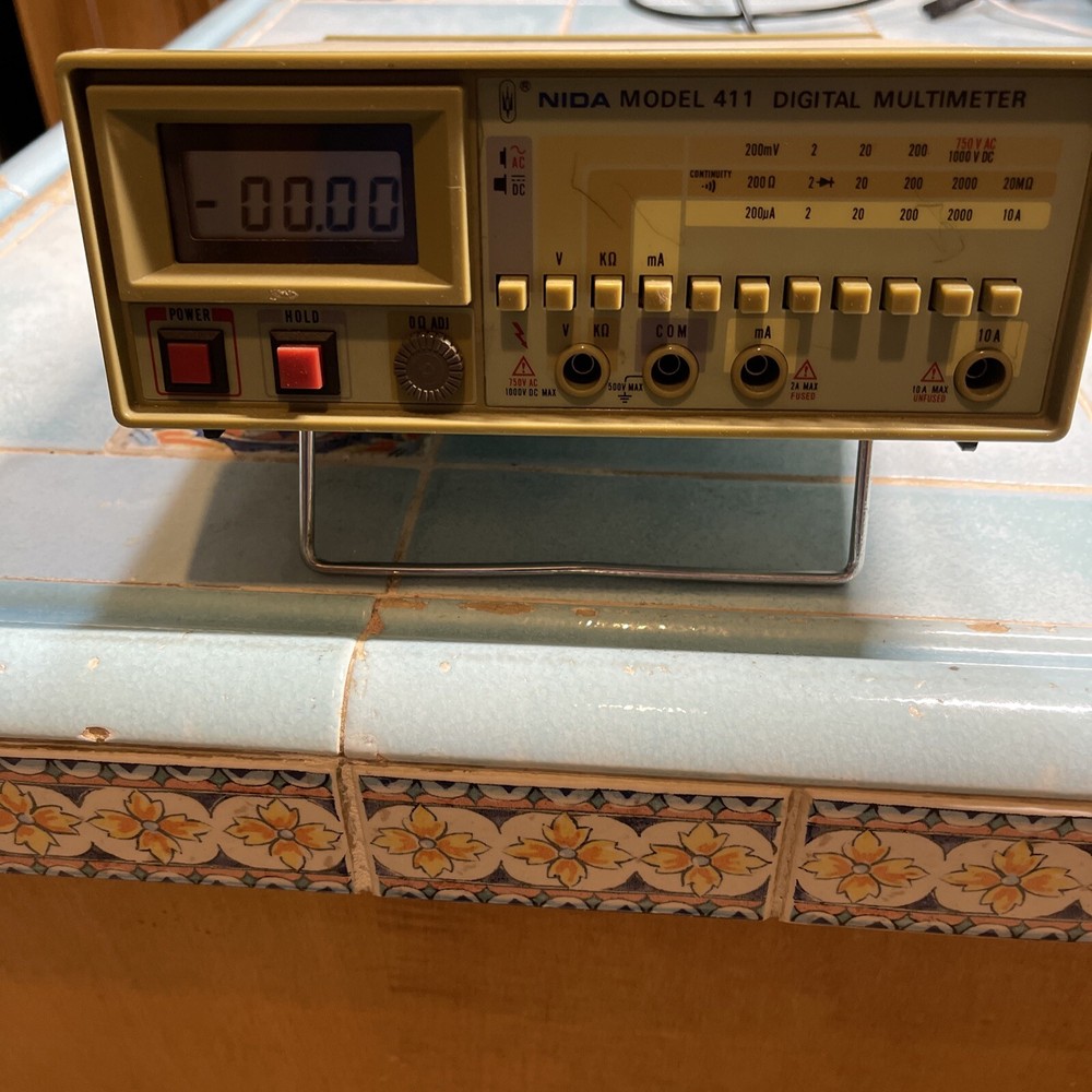 NIDA 411 Digital Multimeter Working Ships Free