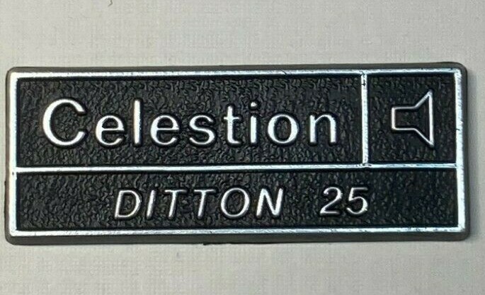 Original Celestion Ditton 25 Badge