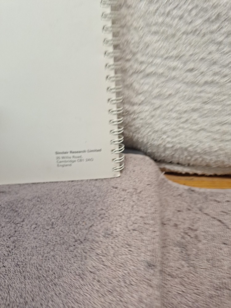 Sinclair ZX Spectrum Basic Programming Manual 1982 Third Edition Wicks