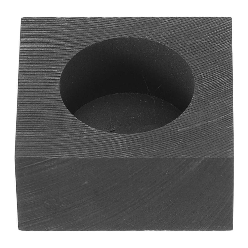 Silver and Graphite Crucible for Melting Beading Dish Molds