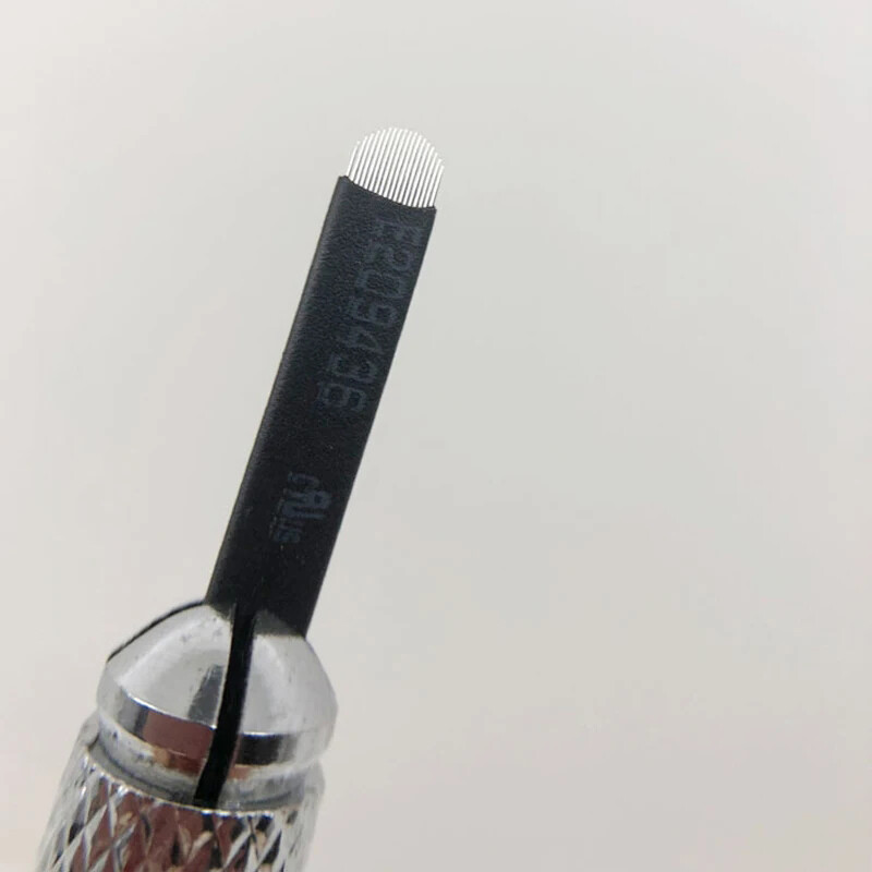 18U Shape Microblading Needle Permanent Makeup Eyebrow Tattoo Manual Blade