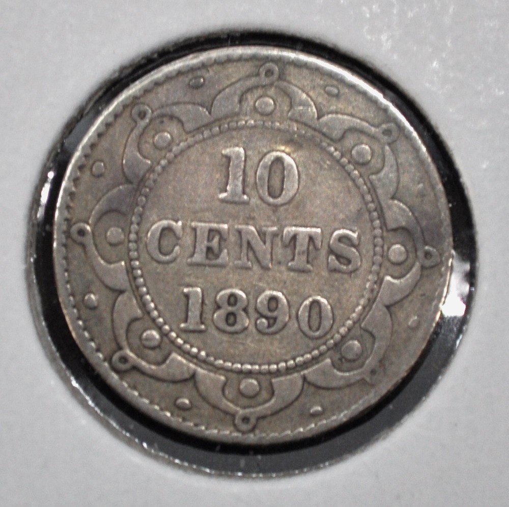 1890 Newfoundland 10 cents