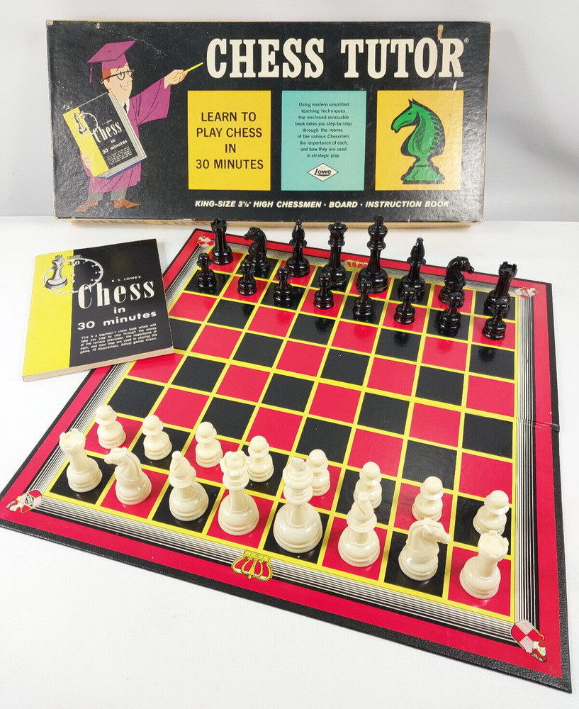 Vintage E.S. Lowe Company CHESS TUTOR 1955 No. 124