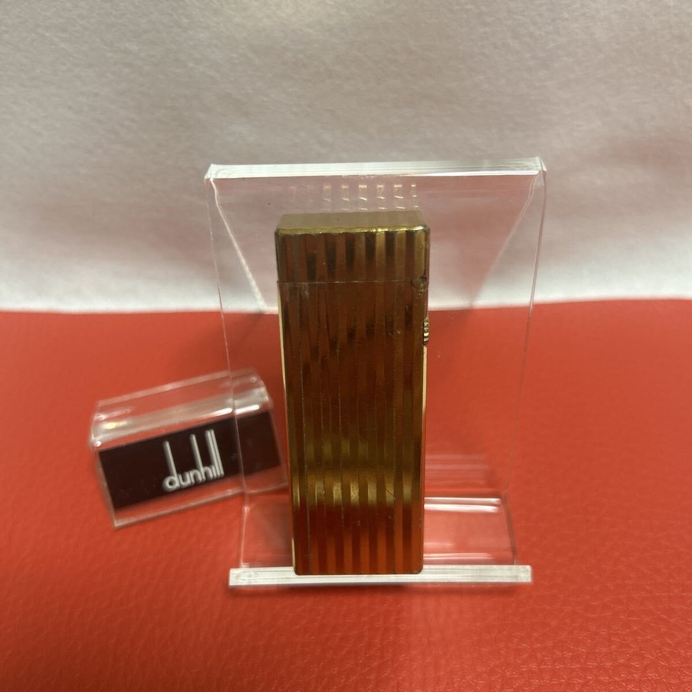 Overhauled Dunhill Rollagas lighter Gold without box