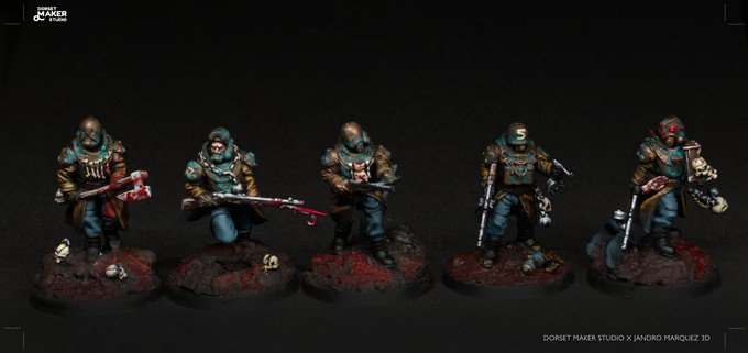 Grimdark Naval warband 32mm scale