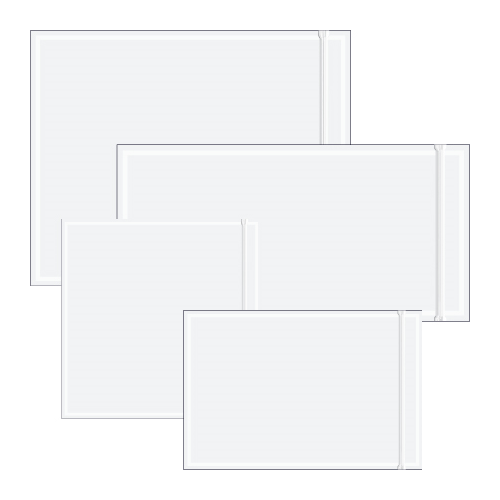 Resealable Document Envelopes "Clear Face"