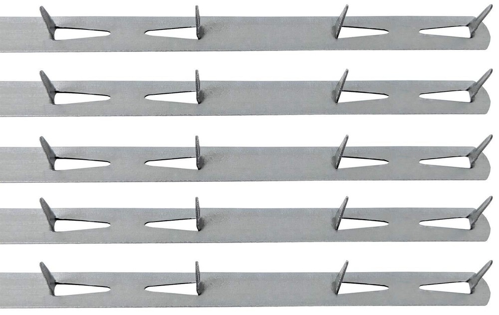 5-Pack 24" Upholstery Metal Tack Strips with Instructions