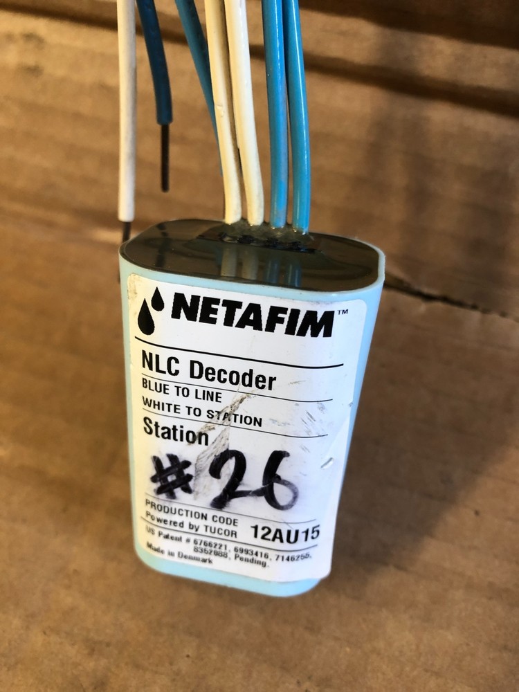 NETAFIM NLC Decoder Flow Sensor Irrigation System 13AU15