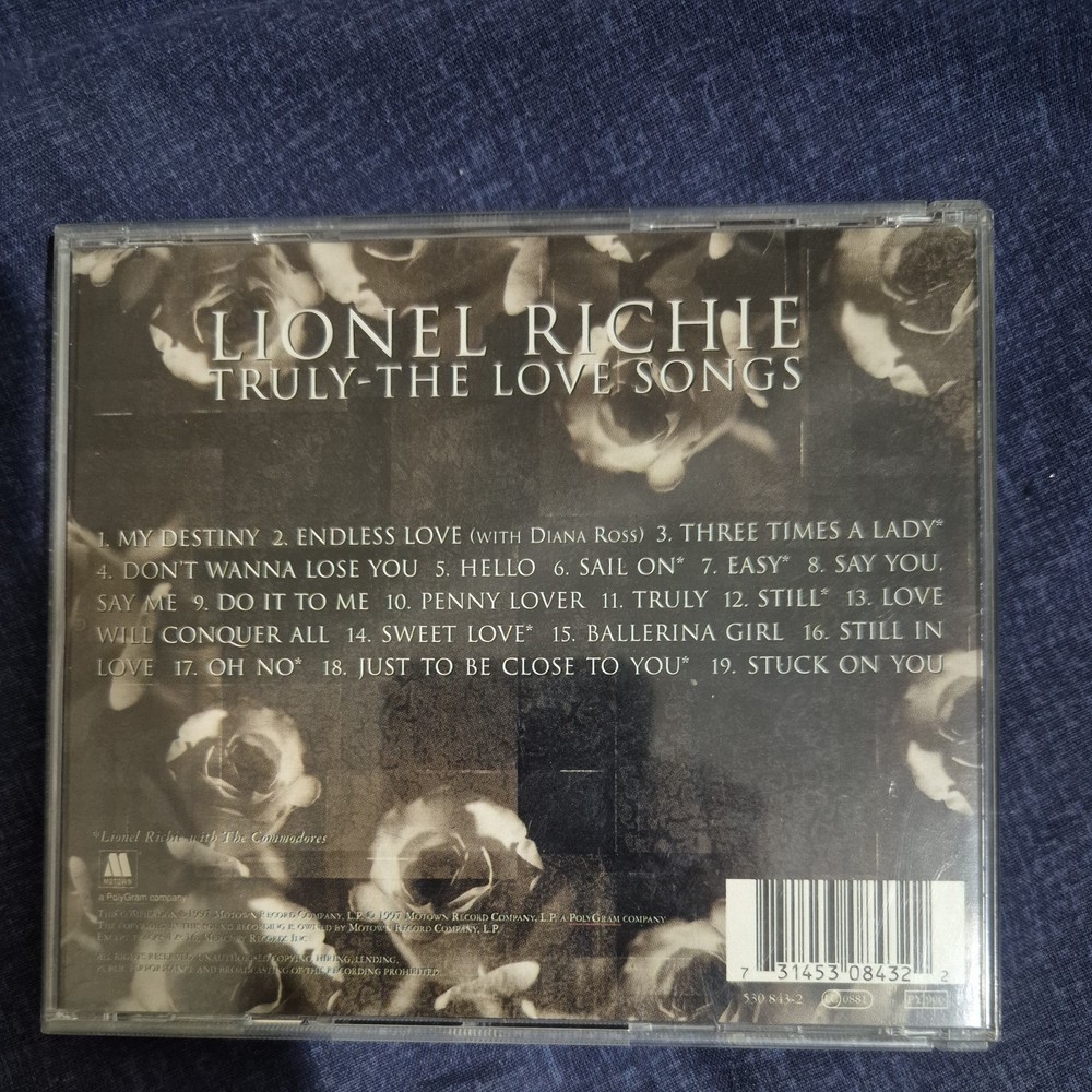 LIONEL RICHIE truly PMDC GER NM/ ex (CD)