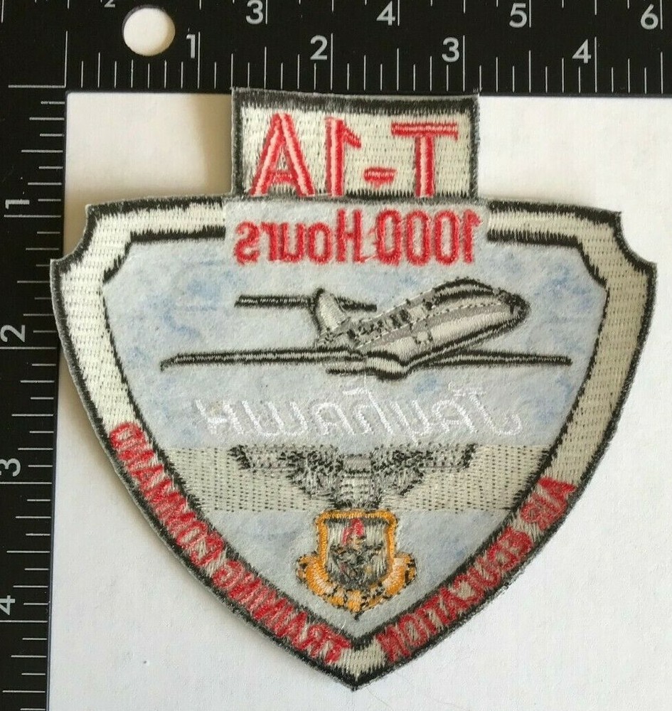 U.S. AIR FORCE AIR EDUCATION & TRAINING COMMAND T-1A 1000 HRS.PATCH (AFA)