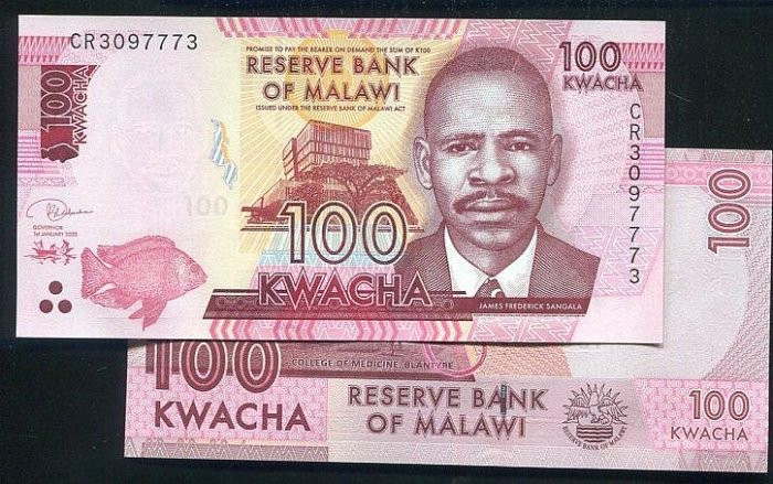 MALAWI   P65e , 100-KW , 2020  UNC