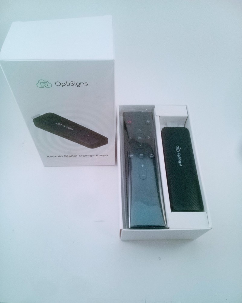 OptiSigns OptiStick Digital Signage Player - Android-Based 4K UHD HDMI Stick