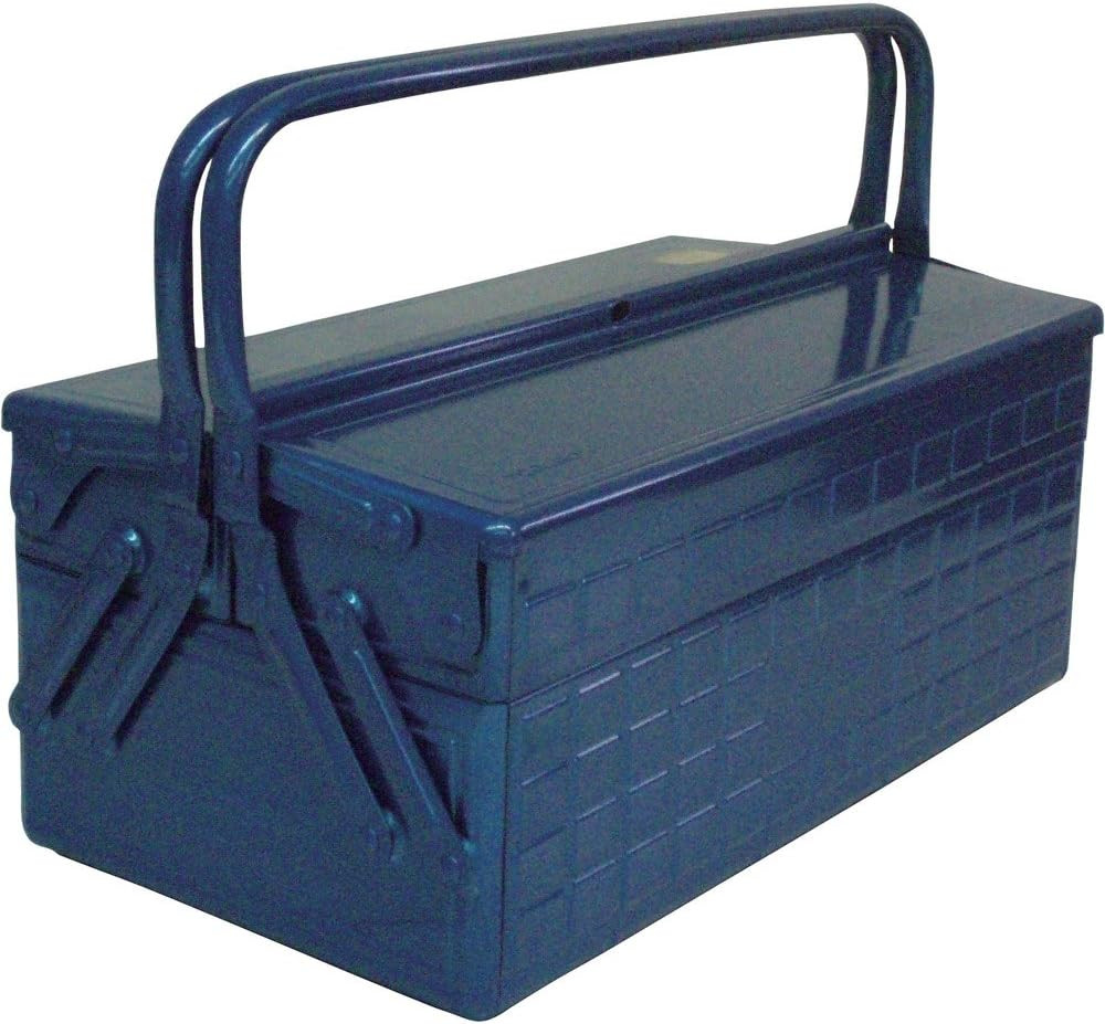 GL-410-B Blue 2-Tier Tool Box - Compact, Durable & Versatile Storage Solution