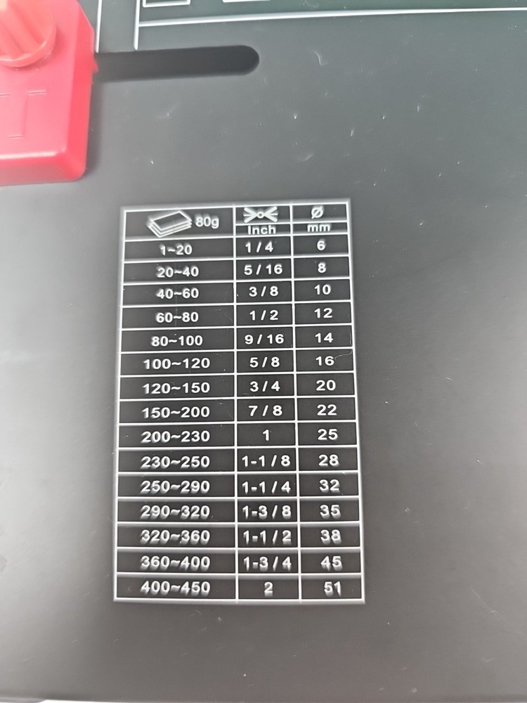 Offnova, Binding Machine, 21-Hole 450 Sheets Paper Comb Punch Binder Machine