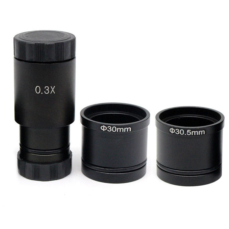 0.3X C-mount Microscope Adapter for CCD Cmos Camera Digital Eyepiece Relay Lens