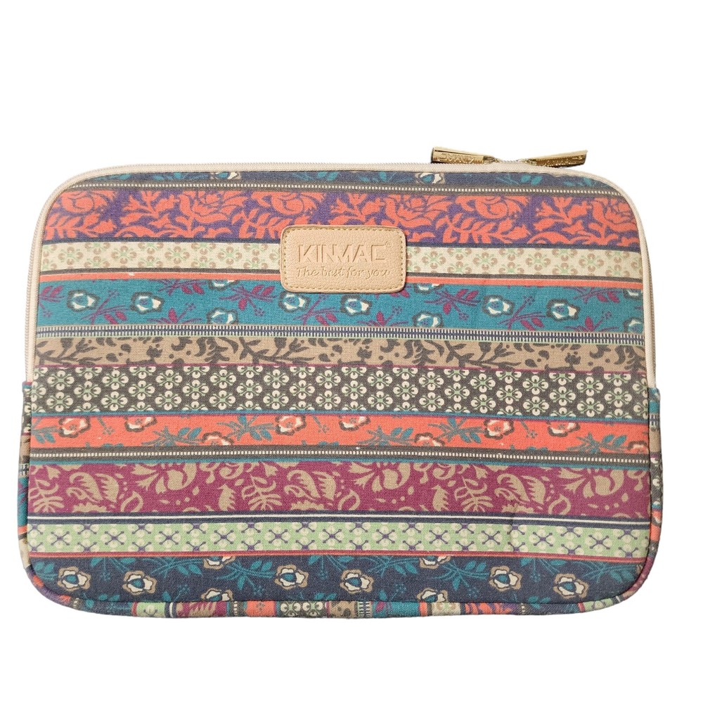 Kinmac Geometric Laptop Soft Case Full Zip Stripes