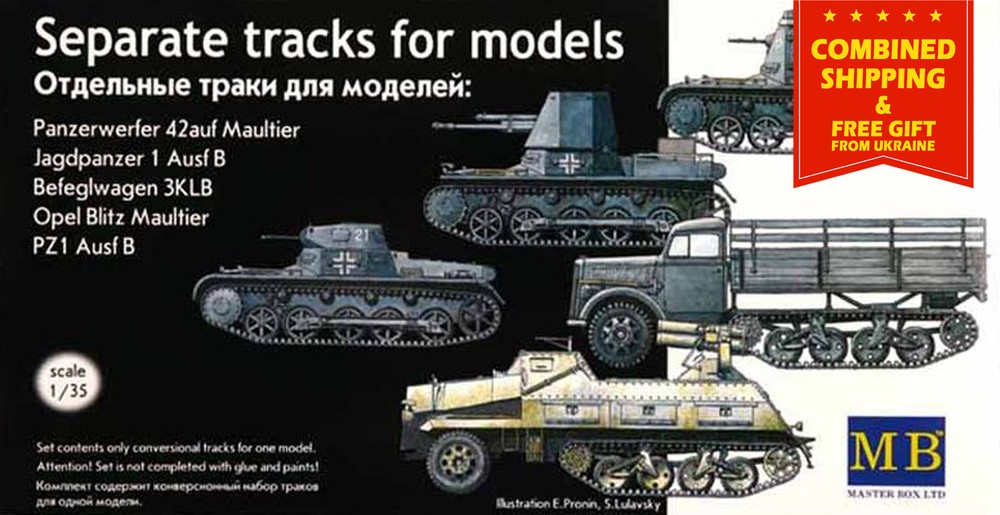 Master Box 3505 - 1/35 - Separate Caterpillar Tracks