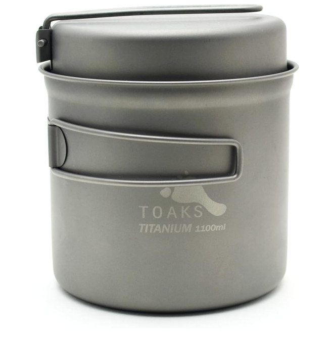 Titanium 1100ml Pot with Pan