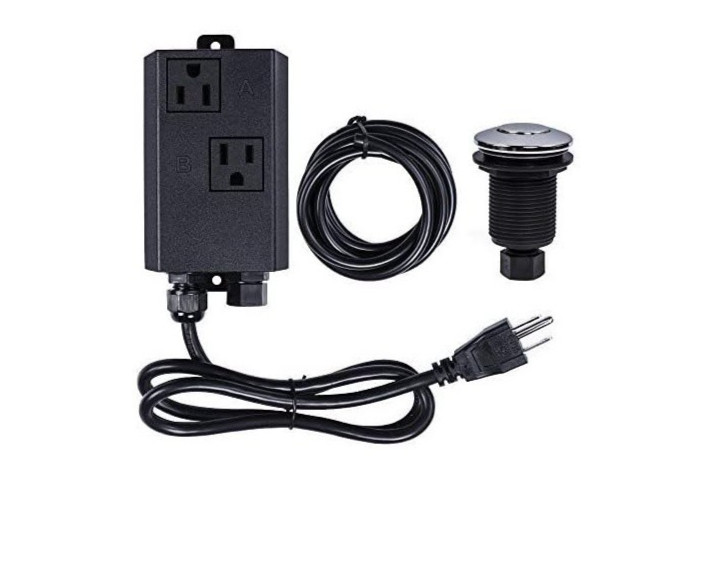 Kit de interruptor de aire para triturador de basura salida única corto/2'' NEW