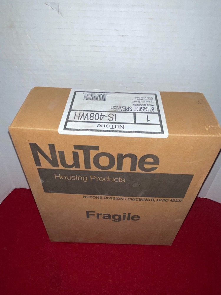 NuTone IS408WH White 8" Indoor Intercom Speaker