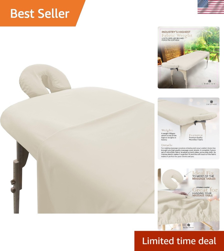 Luxury Microfiber Massage Table Sheets Set - Ideal Fit & Softness for Therapists